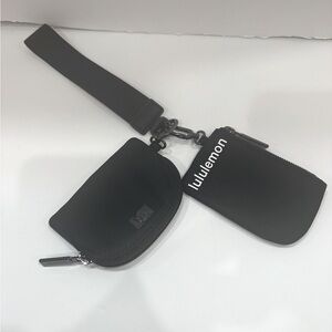 Lululemon dual pouch wristlet